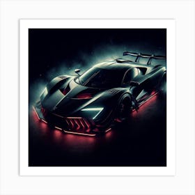 Futuristic Sports Car 158 Art Print