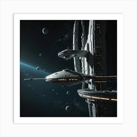 Star Trek Space Station Art Print