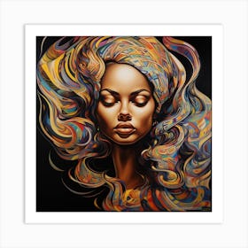 African Woman 75 Art Print