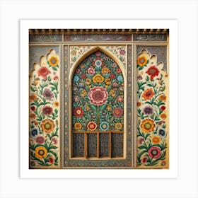 Arabic art (Baghdad style) Art Print