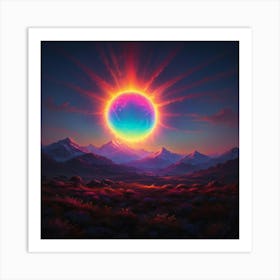 Sun In The Sky Art Print