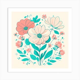 Floral Bouquet 1 Art Print