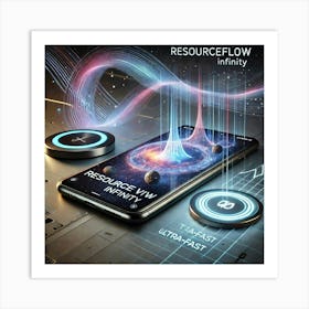 A Futuristic Smartphone, Astro Vx Infinity, Showca Art Print