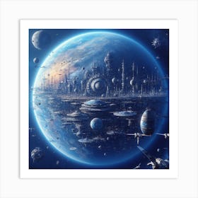 Space City 19 Art Print