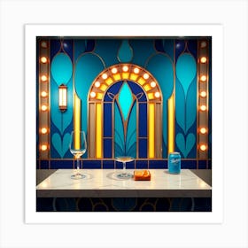 Deco Bar Art Print