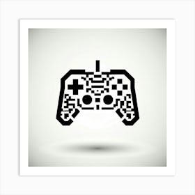 Video Game Controller Icon Art Print