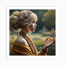 Om Mani Padme Hum Art Print