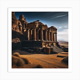 Ancient Ruins Of Petra Art Print