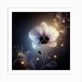 Orchid Flower 2 Art Print