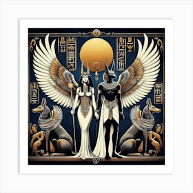 Bastet Egyptian of Protection Art Print