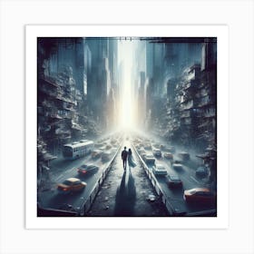 Futuristic City Art Print