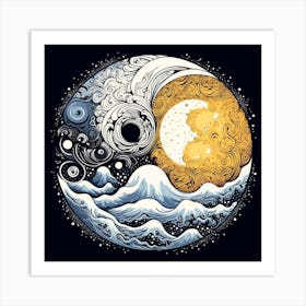 Yin Yang 47 Art Print