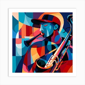 Jazz Musician 72 Art Print