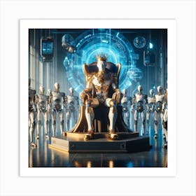 King Of Robots 5 Art Print