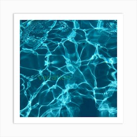 Water Ripples In A Pool Art Print