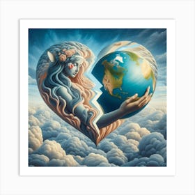 Broken Earth Art Print