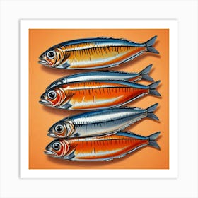 Sardines Art Prints (22) Art Print