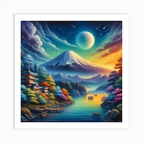 Mt Fuji 5 Art Print