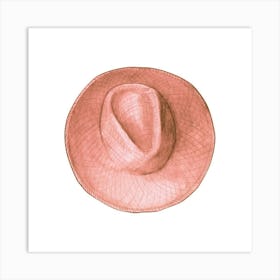 Hat v Art Print