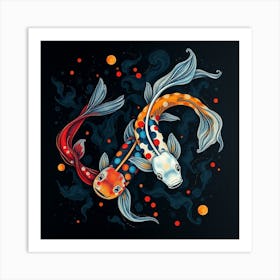 Koi Fish 127 Póster