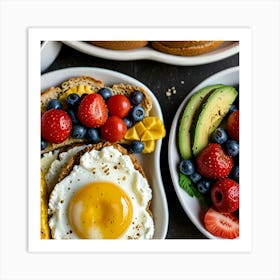 Breakfast On A Plate 1 Art Print