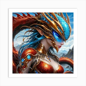 Dragon Girlhuhh Art Print