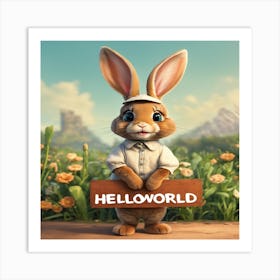 Helloworld Art Print