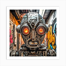 The robot 1 Art Print