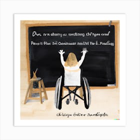 Creative Practice with Unseen Disability 4 Art Print