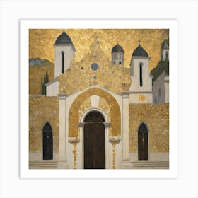 Kirche in Cassone by Gustav Klimt 4 Art Print
