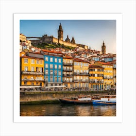 Portuguese City 1 Art Print