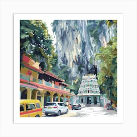 Temple In Malaysia Art Print