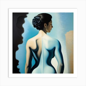 'The Back Of A Woman' 1 Art Print