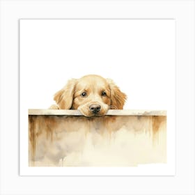 Retriever Golden Art Print