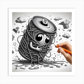 Can Of Worms Art Print