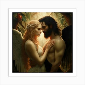 Lilith & Lucifer 1 Art Print