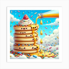 Pancakes Art Print