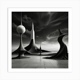 Futuristic Cityscape Art Print