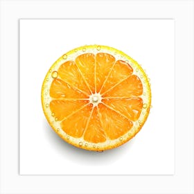 Orange Slice Fruit Juicy Ripe Citrus Food Healthy Poster