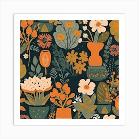 Vintage Garden Art Print