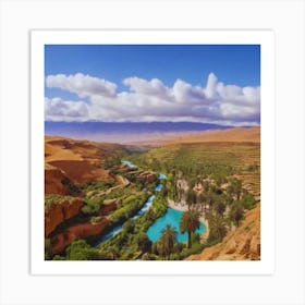 Morocco Beautiful Landscape Art Print