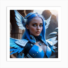 Blue Angel Art Print