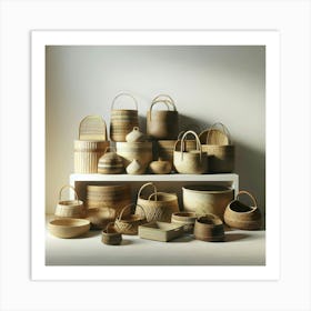 Baskets Art Print