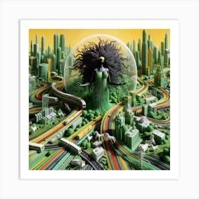 Cityscape 14 Art Print