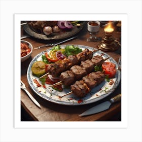 Turkish Food Art Print