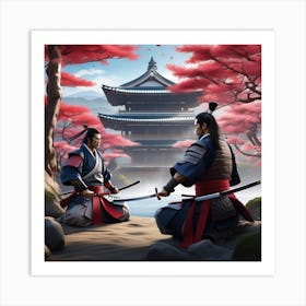 Samurai Warriors Art Print