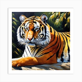 Tiger Painting 13 Art Print