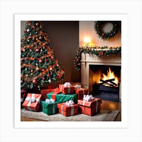 Christmas Tree 23 Art Print