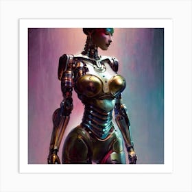 Robot Woman 1 Art Print