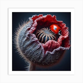 Ladybird and Poppy  Art Print